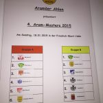 „Aram-Cup“ am Sonntag, 18. Januar